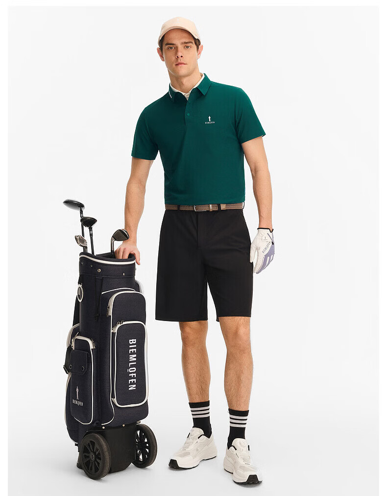 Biyinlefen Golf [Moisture-Wicking Quick-Dry] 2026 Spring Summer New Men's Sports Casual Stretch Comfortable Breathable Skin-Friendly Short Sleeve Polo Shirt 7